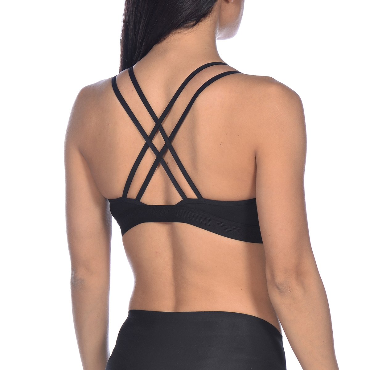 Soutien-gorge de sport Daphne soutien moyen et bonnet C black, ARENA