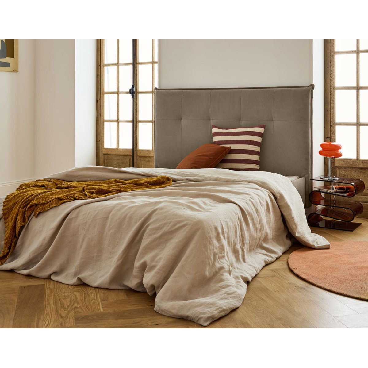 Lit - DALI taupe, BEST MOBILIER