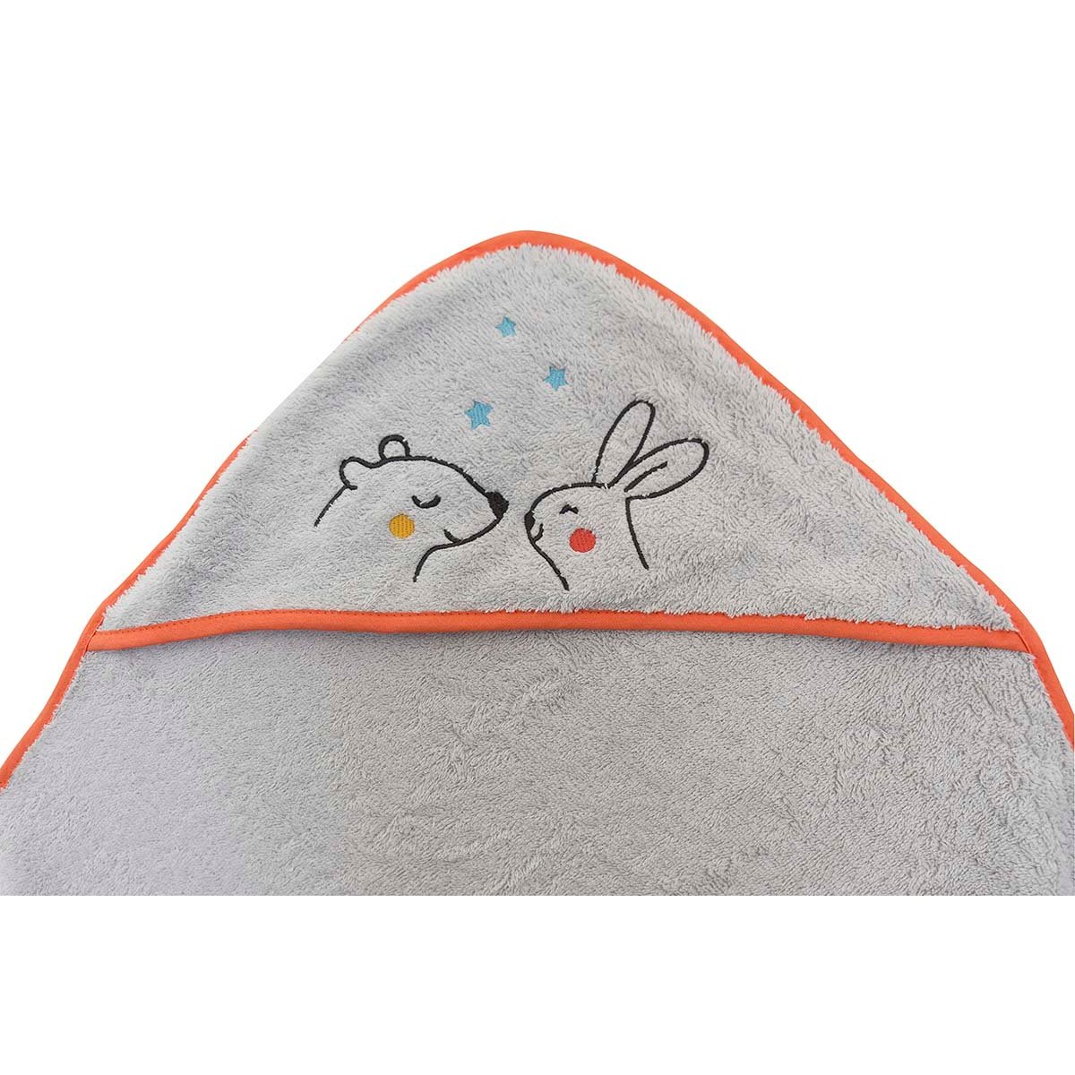 Cape de bain eponge celestino gris, SUCRE D'ORGE