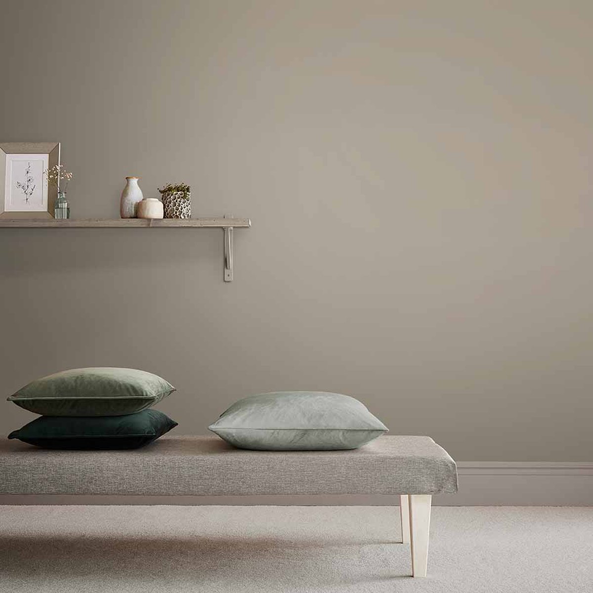 Peinture murale mate lessivable, tous les gris gris pigeon, GRAHAM ET BROWN