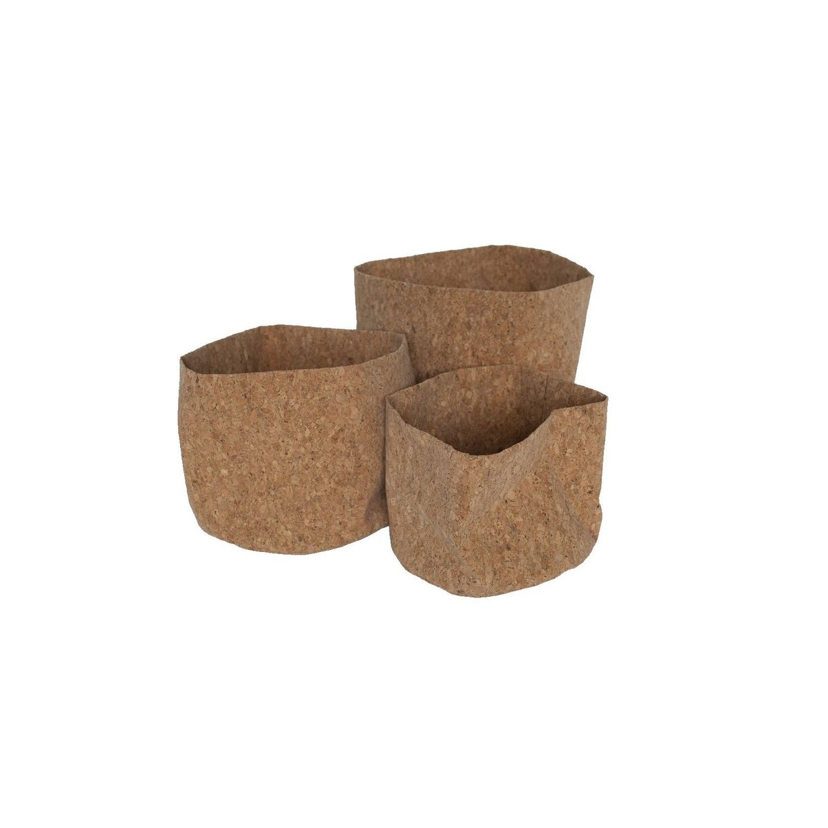 Lot de 3 paniers ronds SIMPLICITY beige, FACTORY
