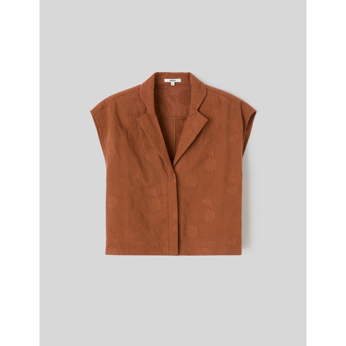 Chemise sans manches camel, BZB