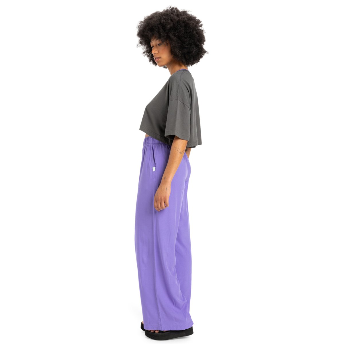 Pantalon à taille élastique HONO violet dusted peri, QUIKSILVER