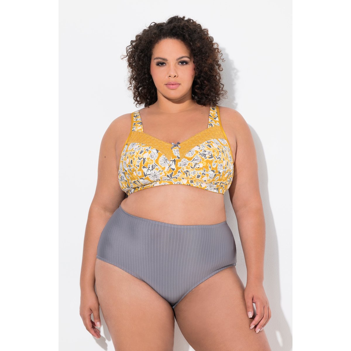 Soutien-gorge de maintien, sans armatures jaune moutarde, ULLA POPKEN