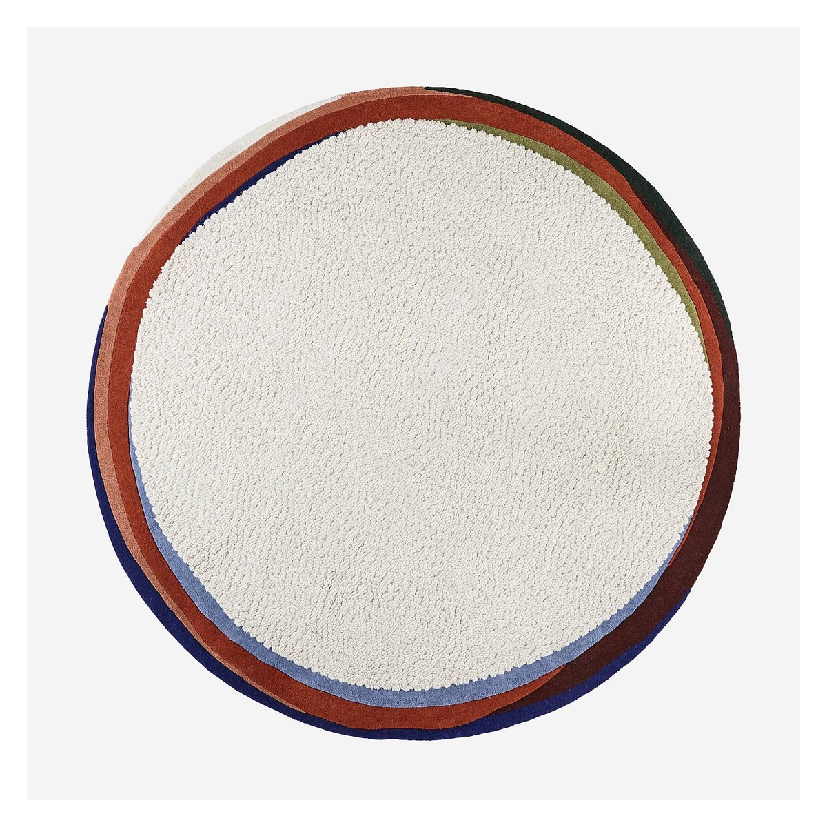 Tapis de salon coton CONSTANT beige, HABITAT