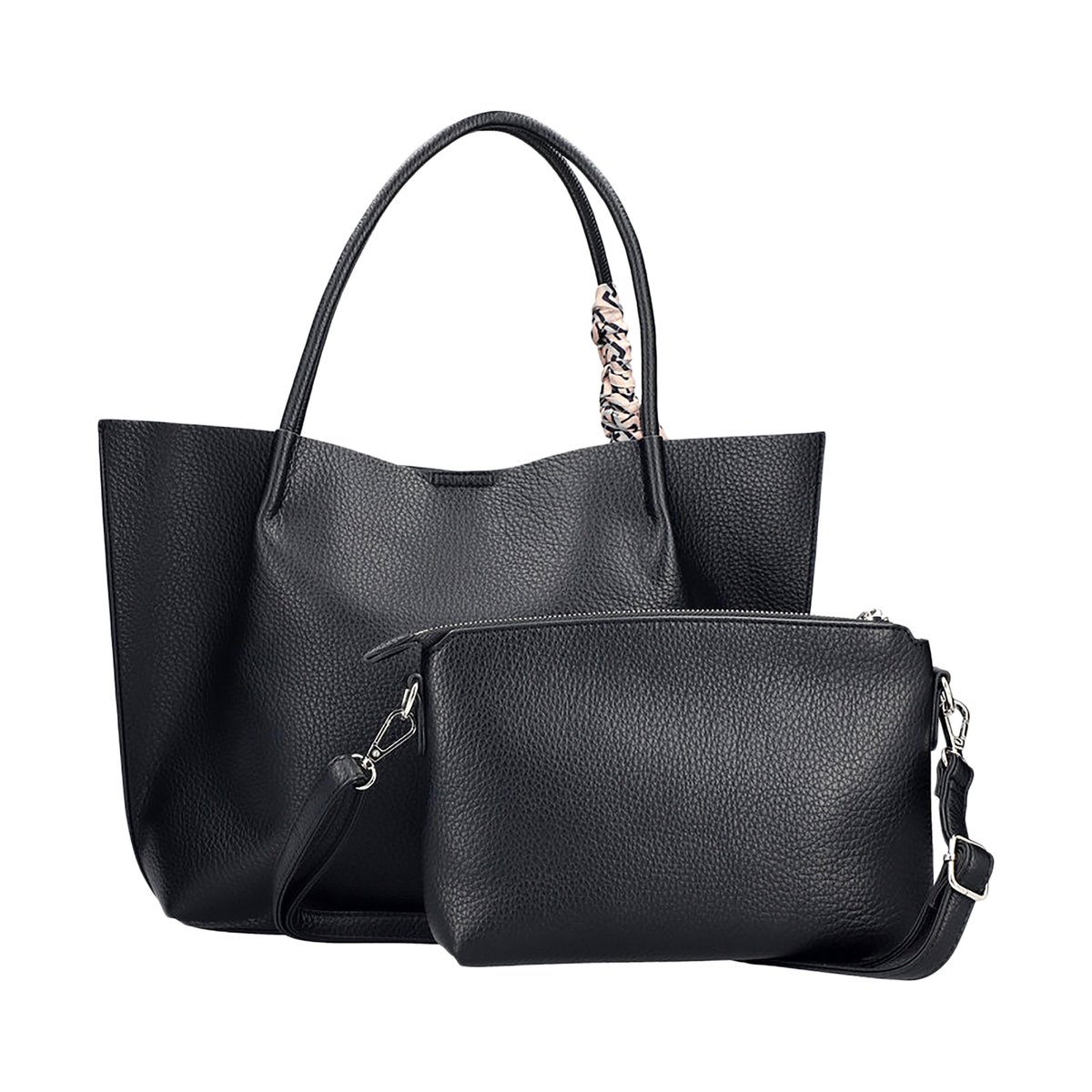 Sac à Main & Petit Sac à Bandoulière Kukino noir, RIEKER