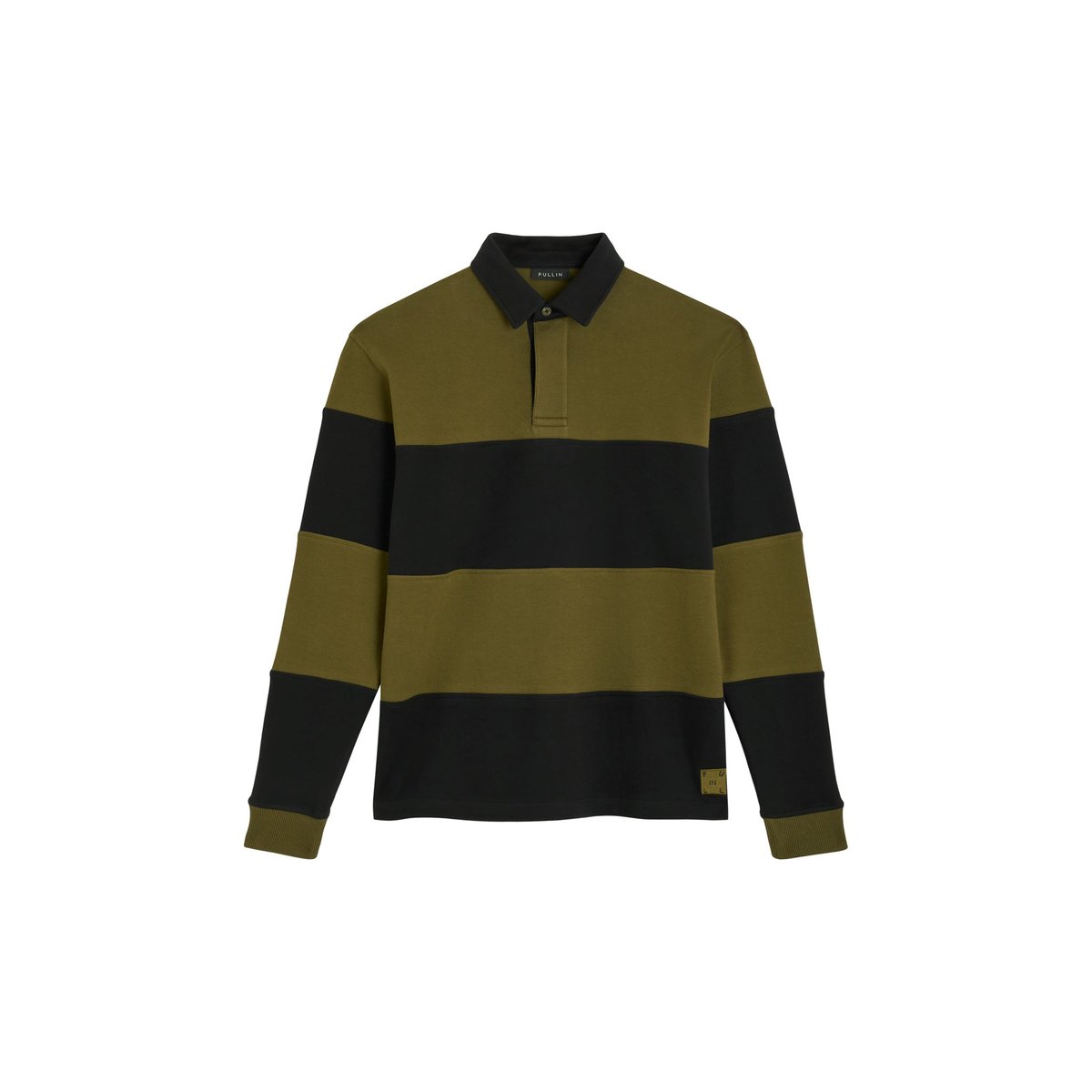 POLO OLIVE marron|bleu royal, PULLIN