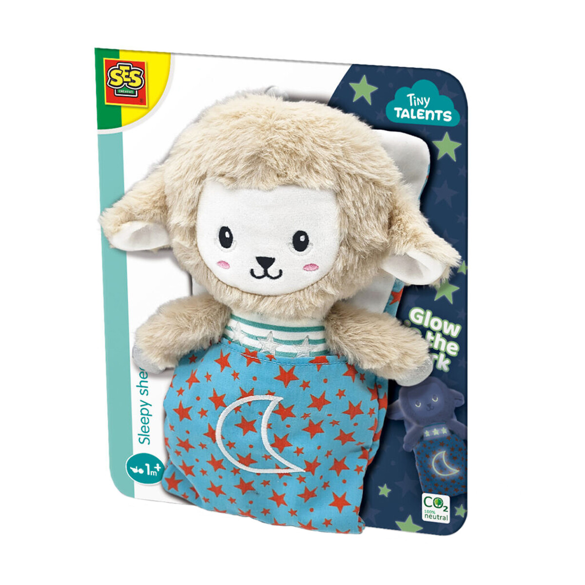 Brinquedo "Ovelha sonolenta brilha no escuro", SES multicolor, SES