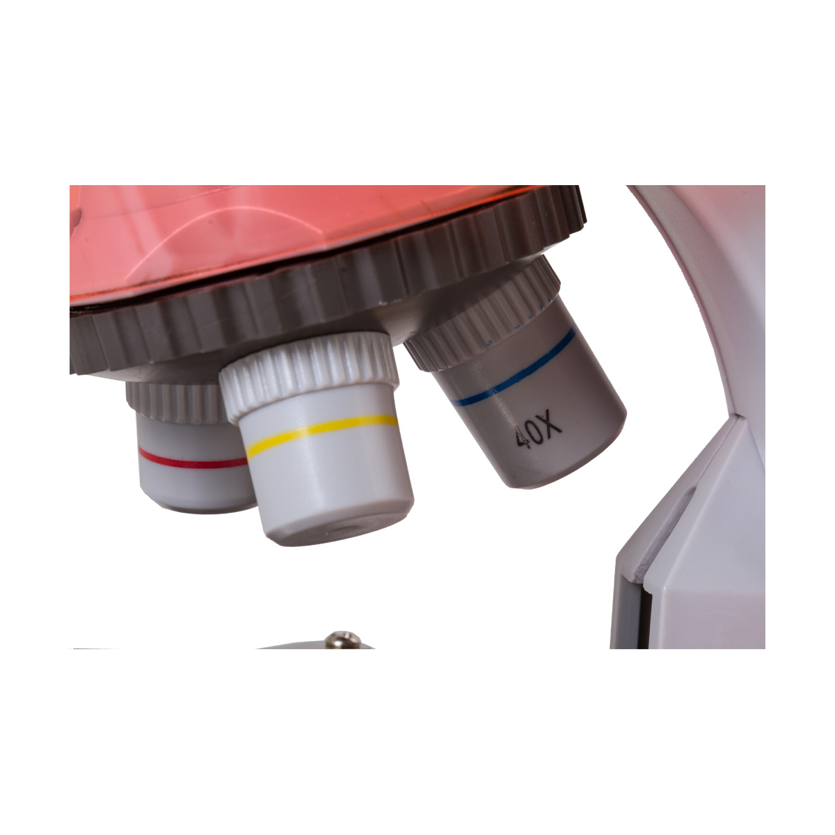 Microscope  LabZZ M101 Orange (EN) couleur unique, LEVENHUK