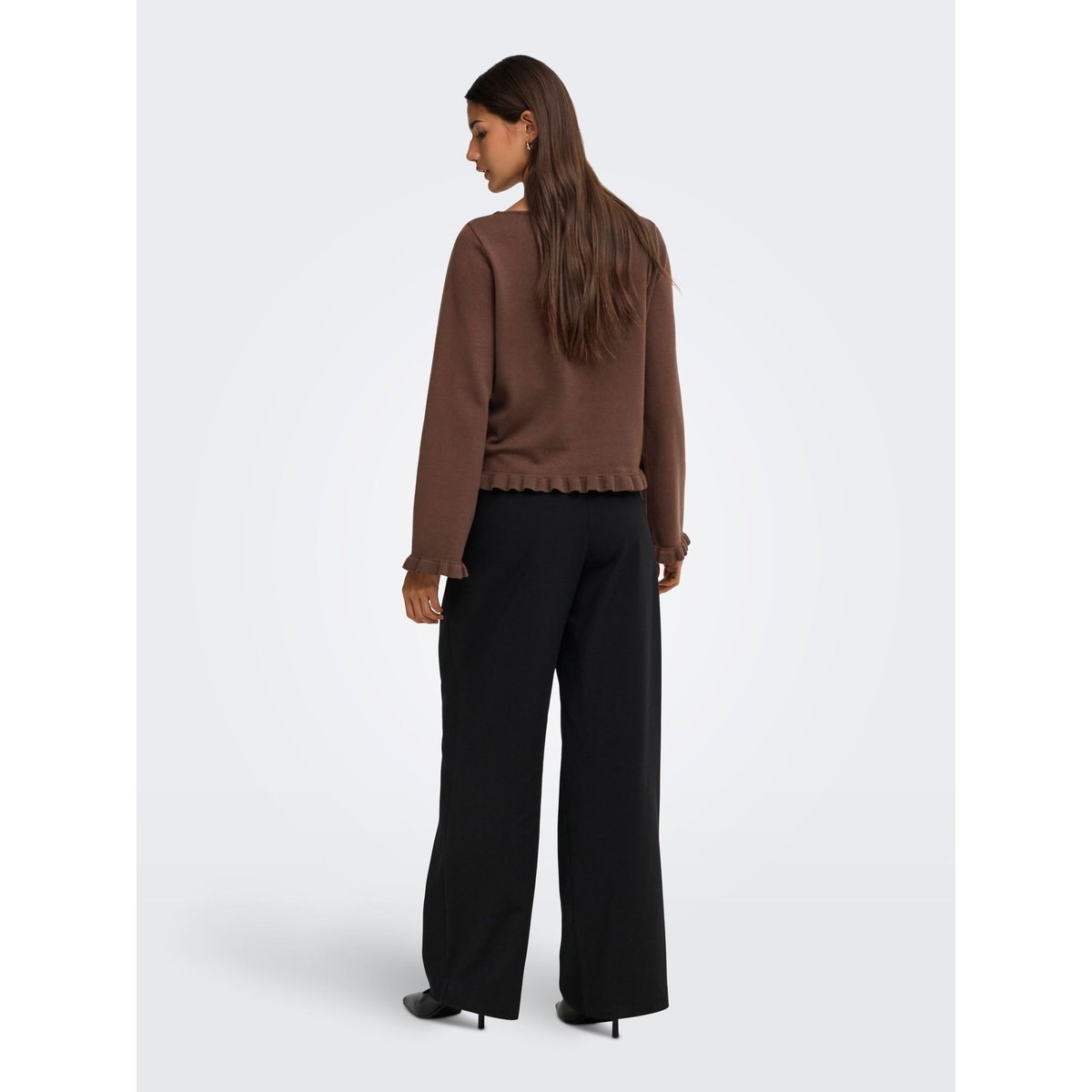 Pull En Maille coffee bean, ONLY