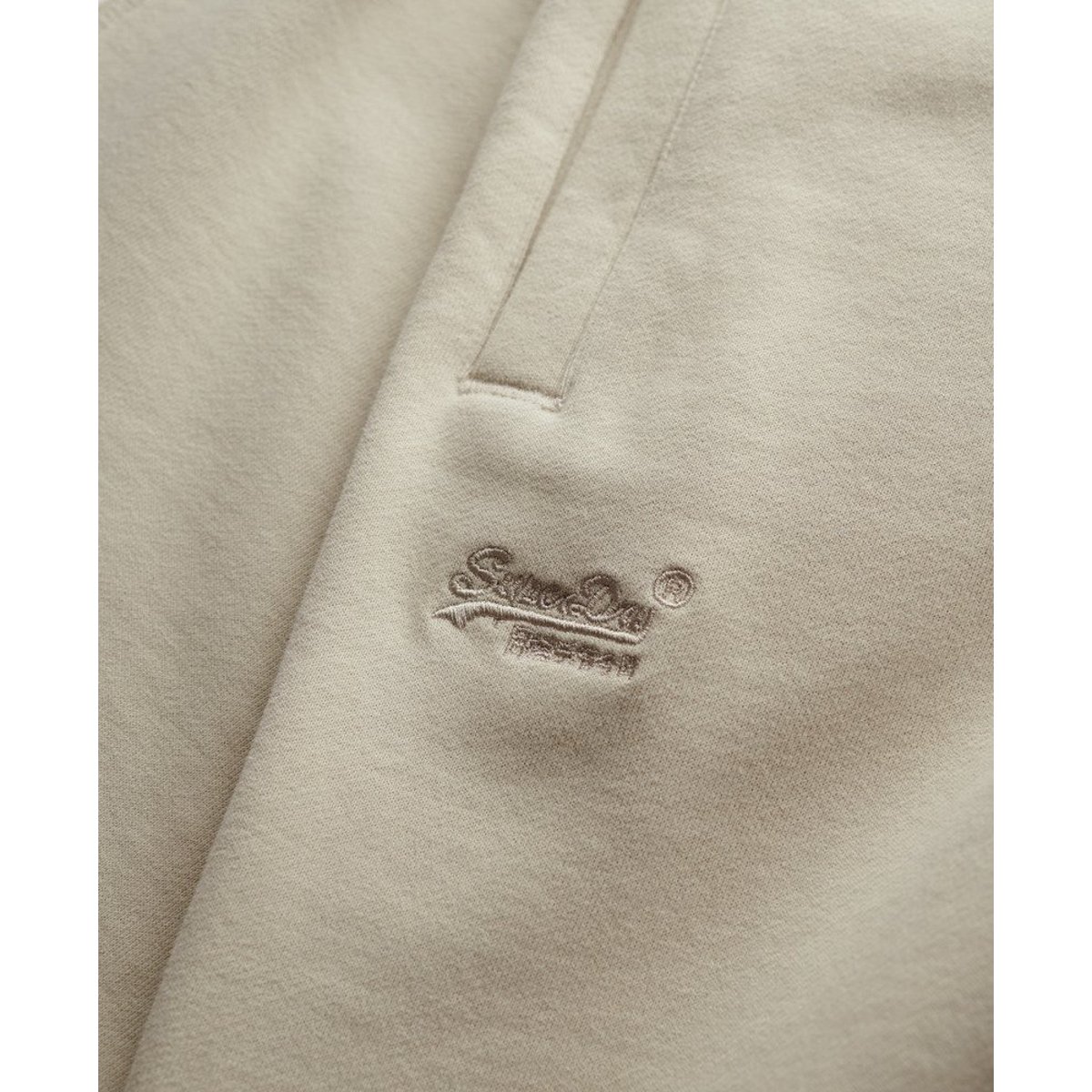 Jogging Essential Logo Semi-Brossé beige taupe clair, SUPERDRY