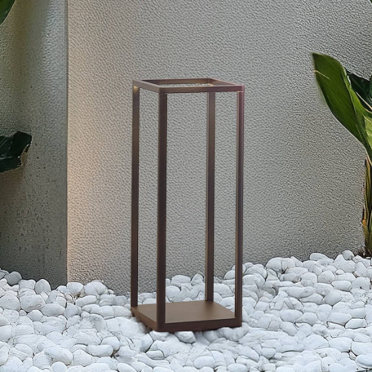 Luminaire extérieur  moderneLED, Thorvid noir, transparent, LUCANDE