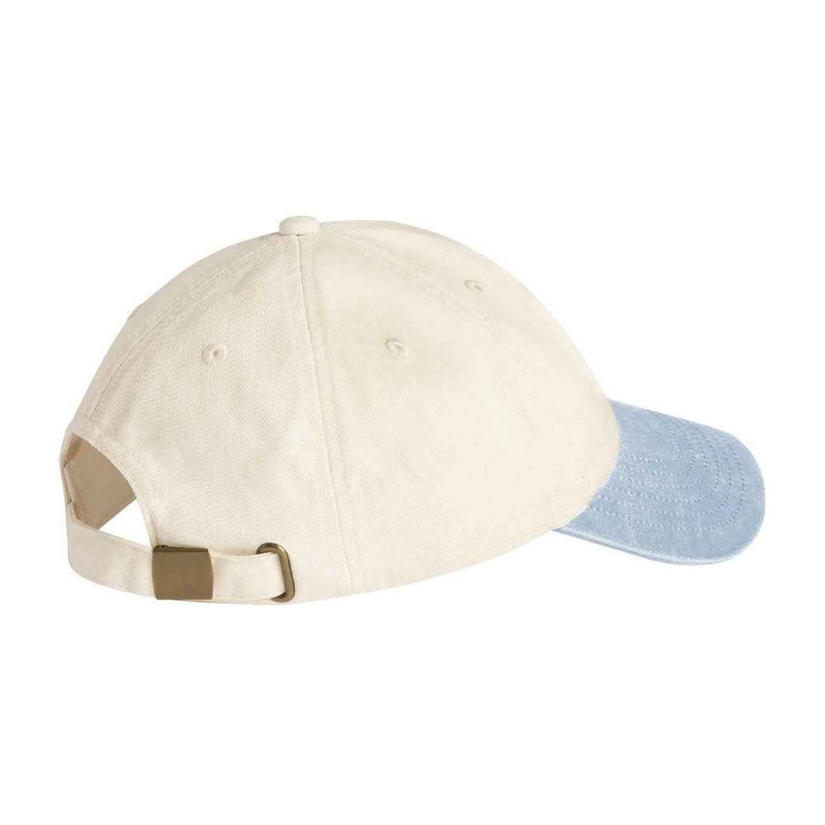 Casquette de baseball motif contrasté vieux bleu clair / naturel, BEECHFIELD