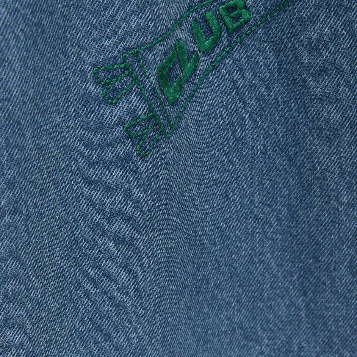 Jean large cargo taille élastiquée contenant du coton blue denim, MONOPRIX