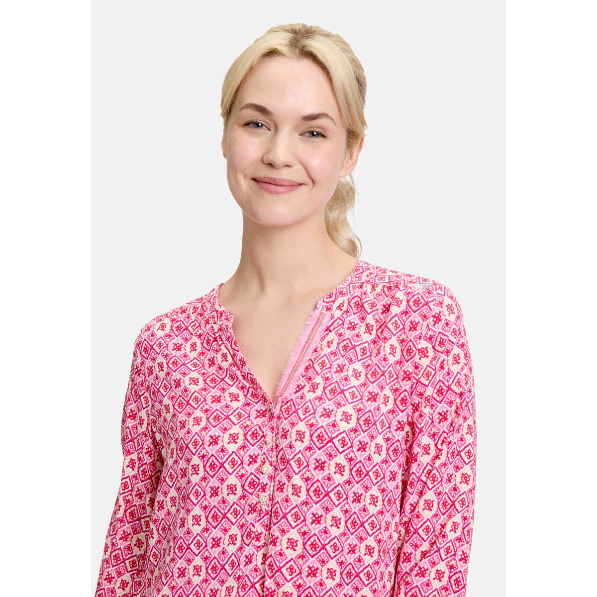 Blouse casual à motifs rose/rose, CARTOON
