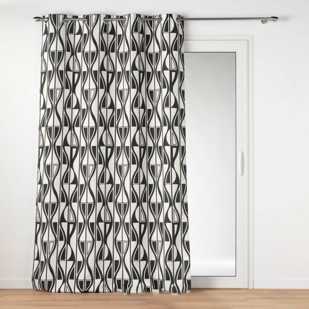 Rideau à œillets 140x260 Ikaris blanc, DECORATIE