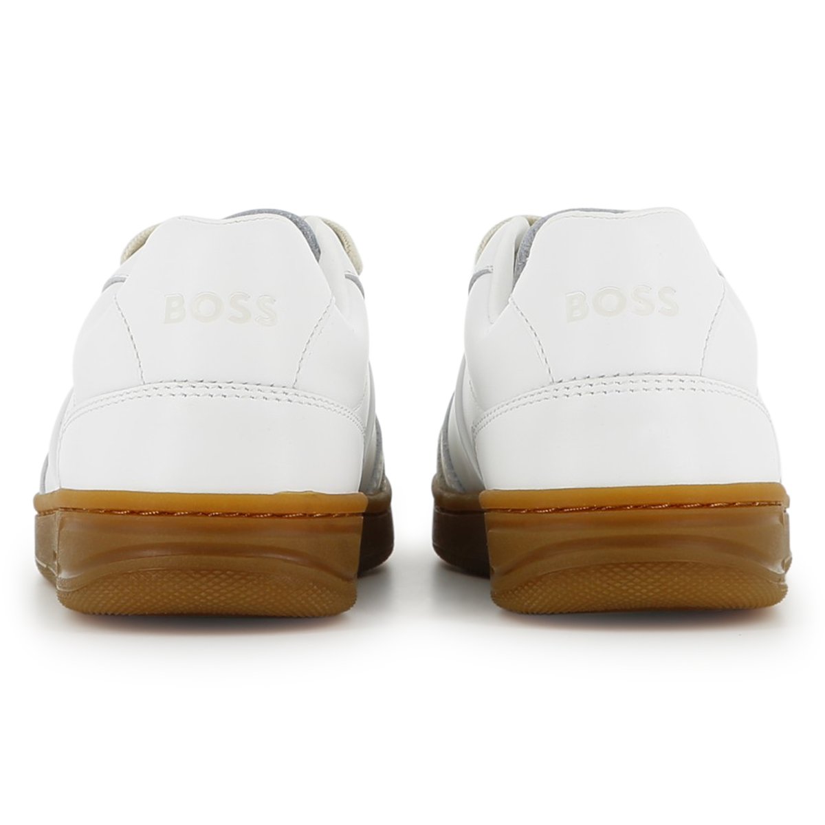 Baskets basses à lacets blanc, BOSS KIDSWEAR