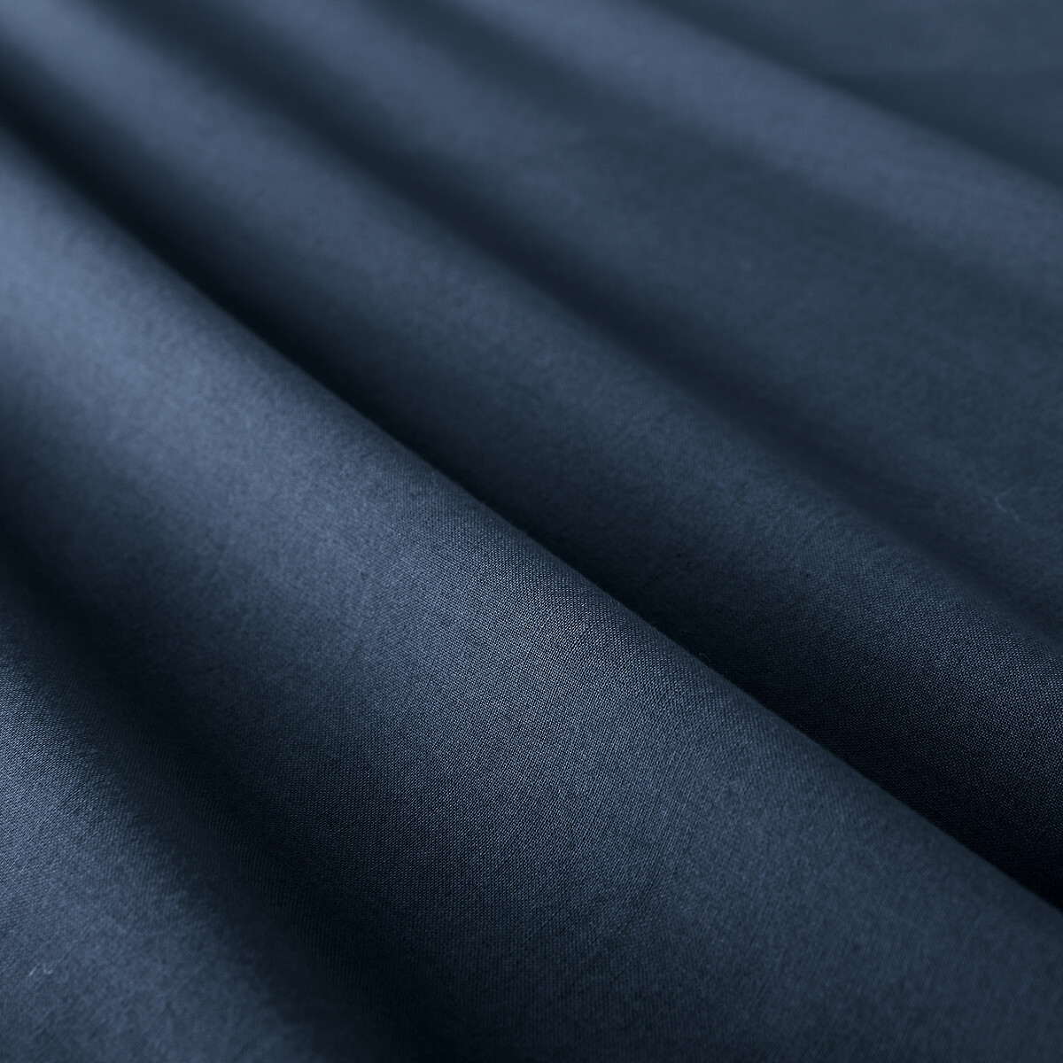 Drap plat uni en coton lavé, Scenario denim, LA REDOUTE INTERIEURS