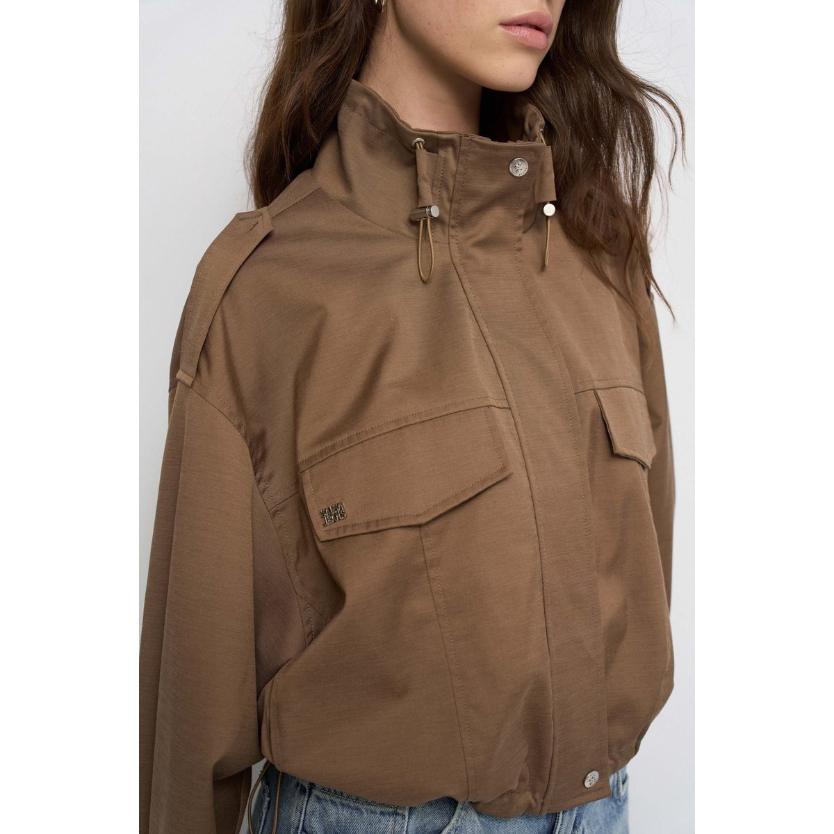 BLOUSON BOMBER marron, SALSA JEANS