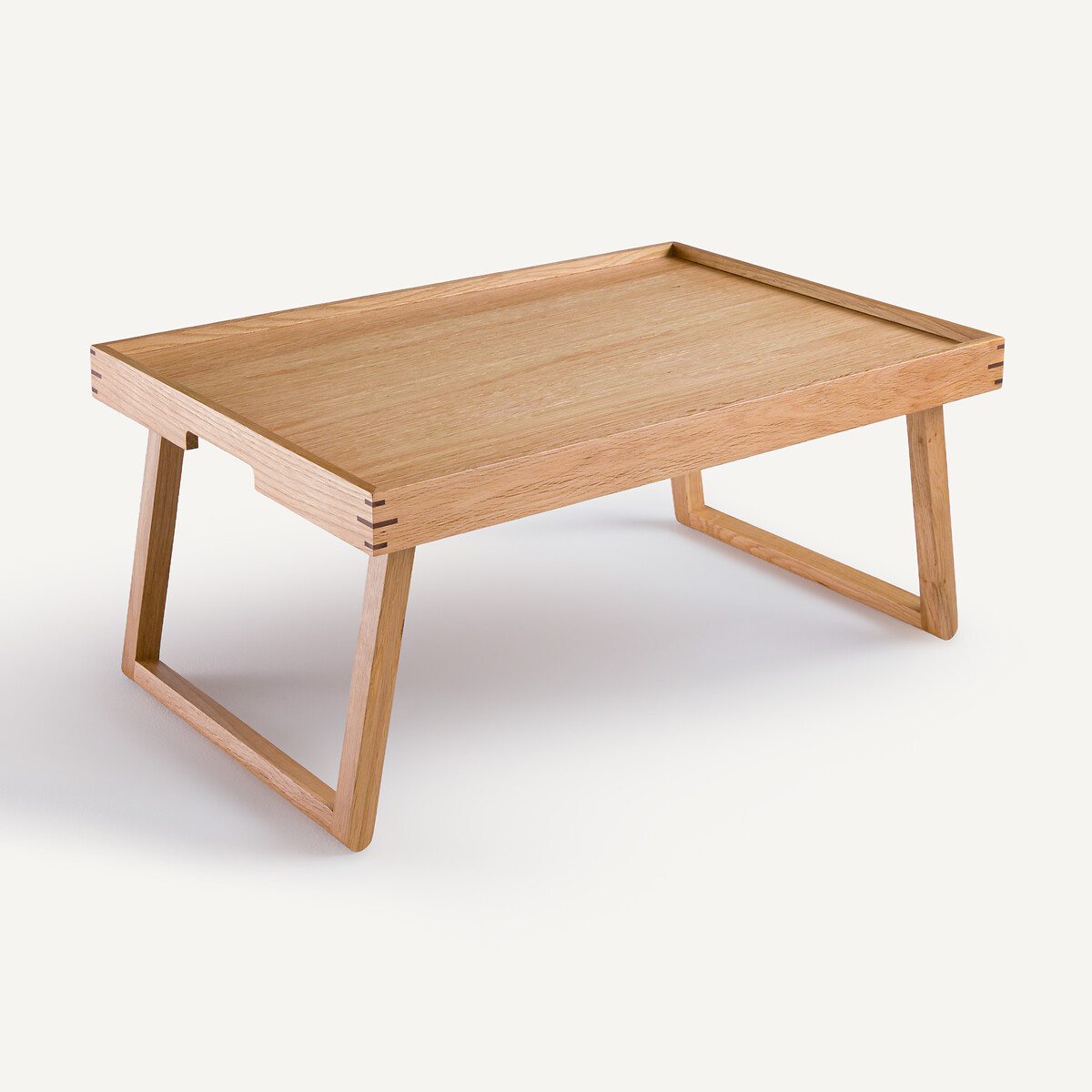 Plateau pliable sur pieds, en chêne massif naturel, HIBASHI chêne naturel, AM.PM
