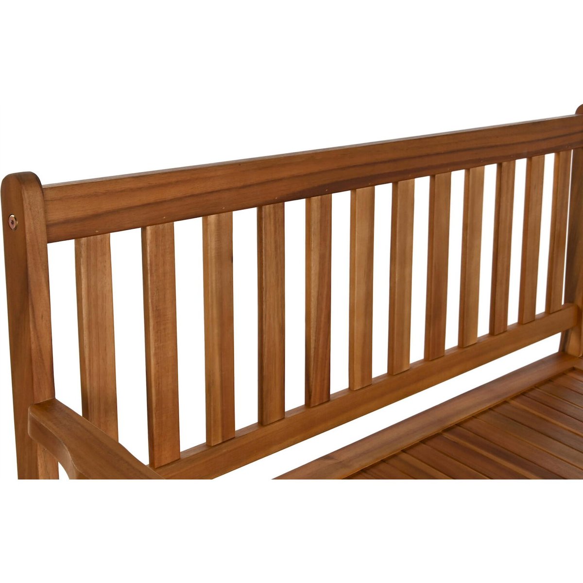 Banc coffre d'extérieur en bois d'acacia marron bois naturel acacia, RECOLLECTION