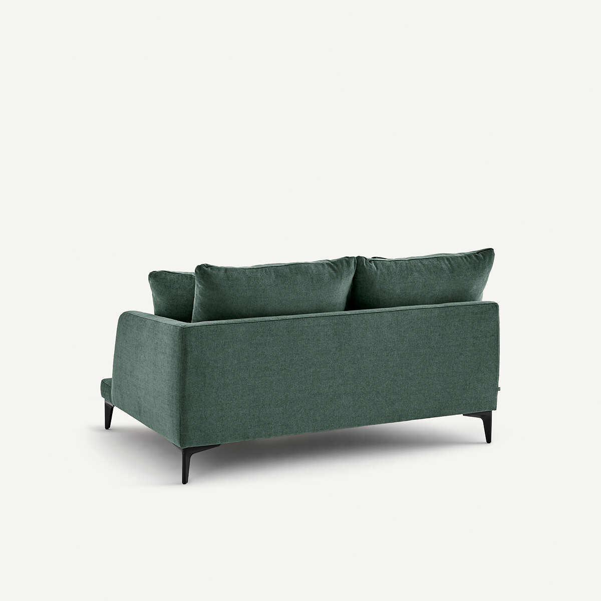 Módulo de sofá de dos plazas, mezcla de poliéster, MODERNISTE verde cerceta, EMMANUEL GALLINA X AM.PM