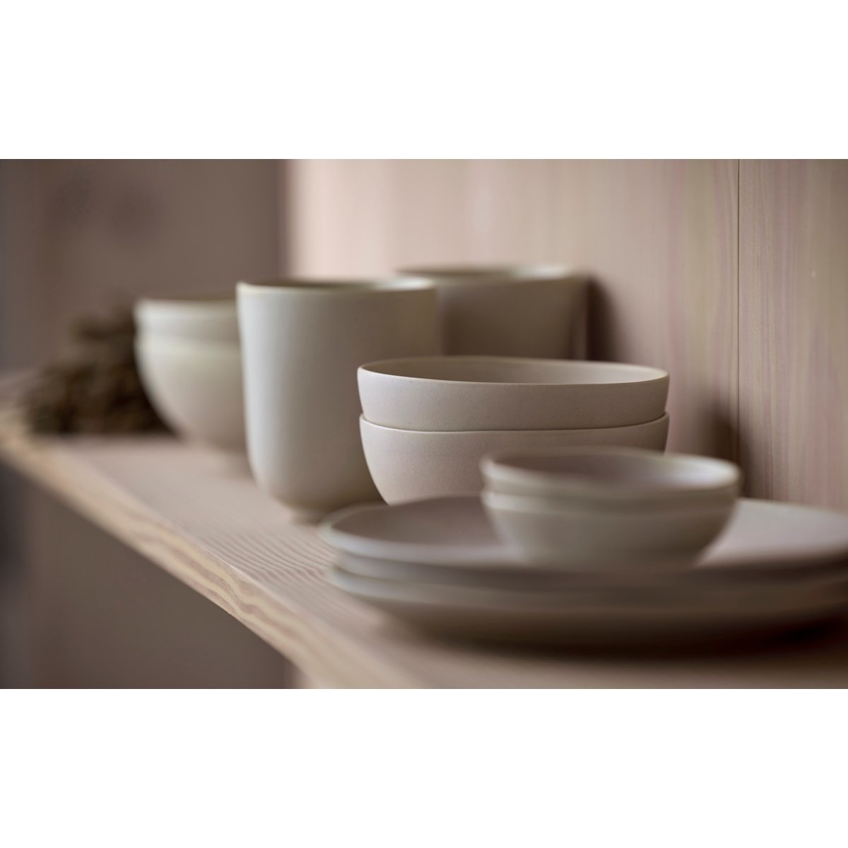 Mug sans anse SHOKU beige doux, VILLA COLLECTION
