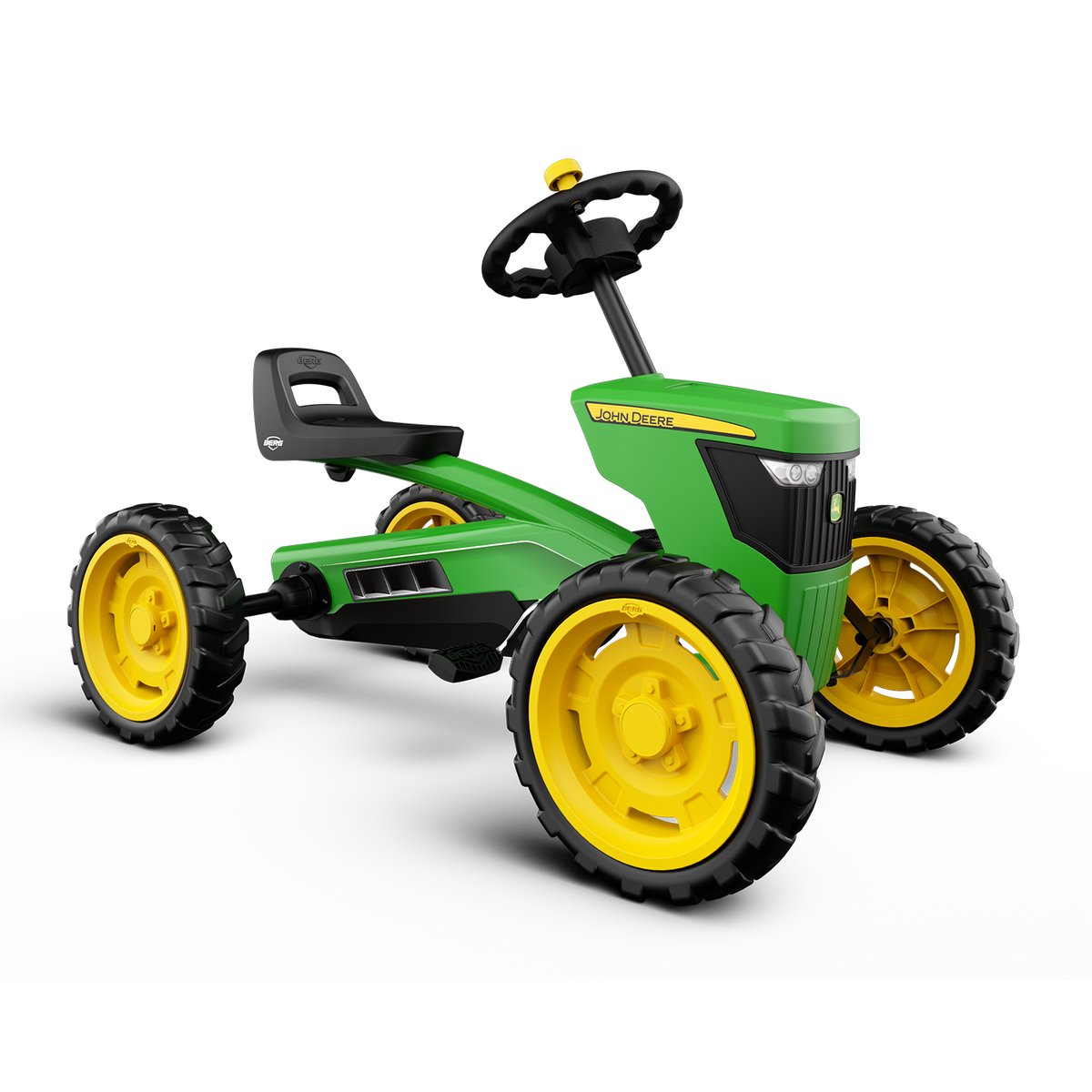 Kart à Pédales pour Enfants, 2+ Ans, Buzzy John Deere green, BERG TOYS