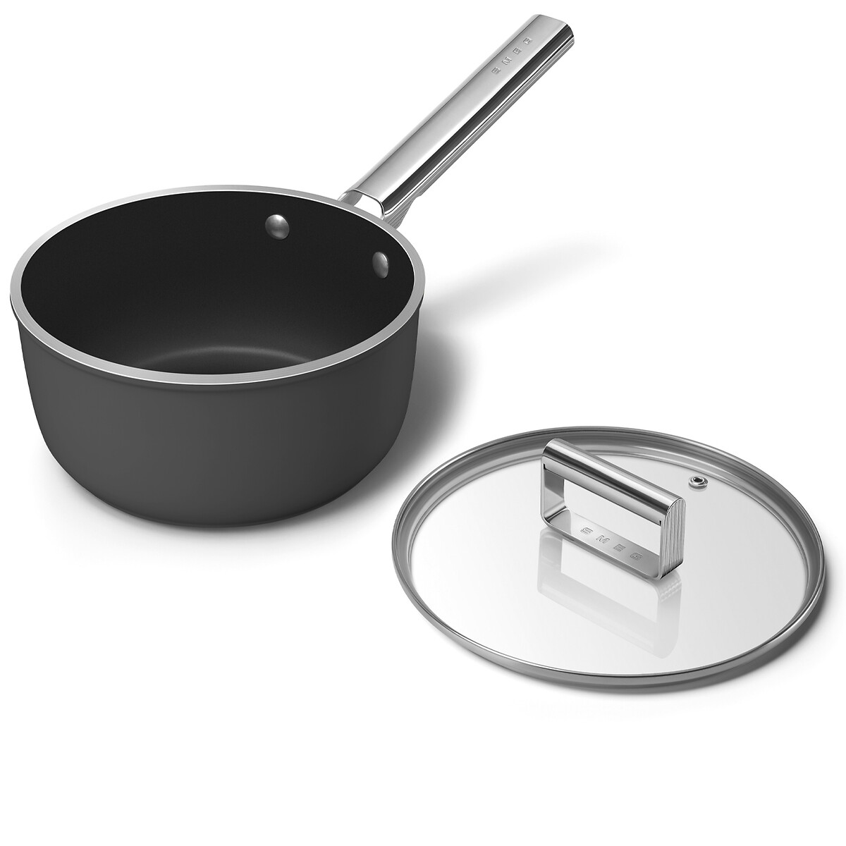 20cm Saucepan black, SMEG