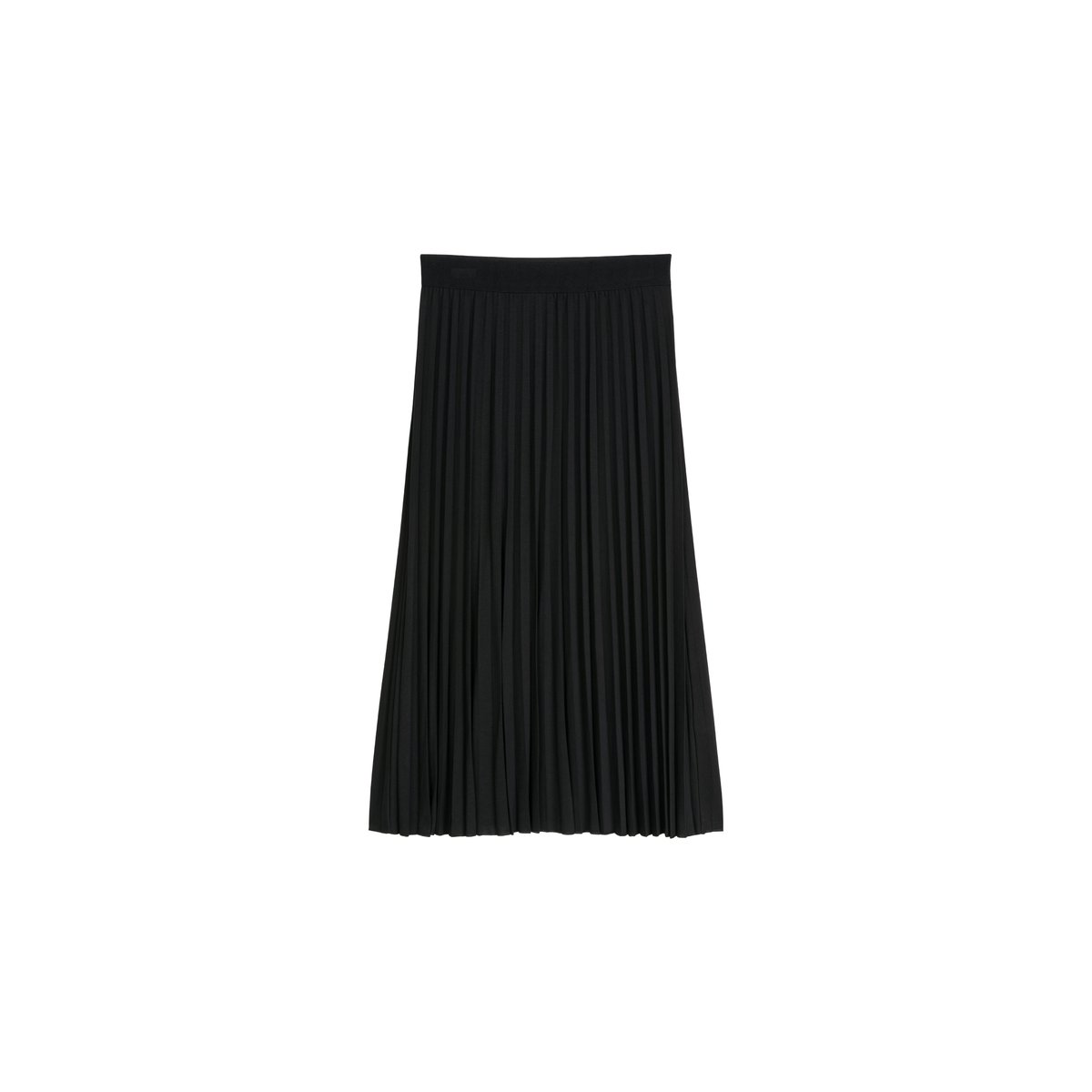 Jupe plissée en jersey évasée avec TENCEL™ Lyocell noir, MARC O'POLO