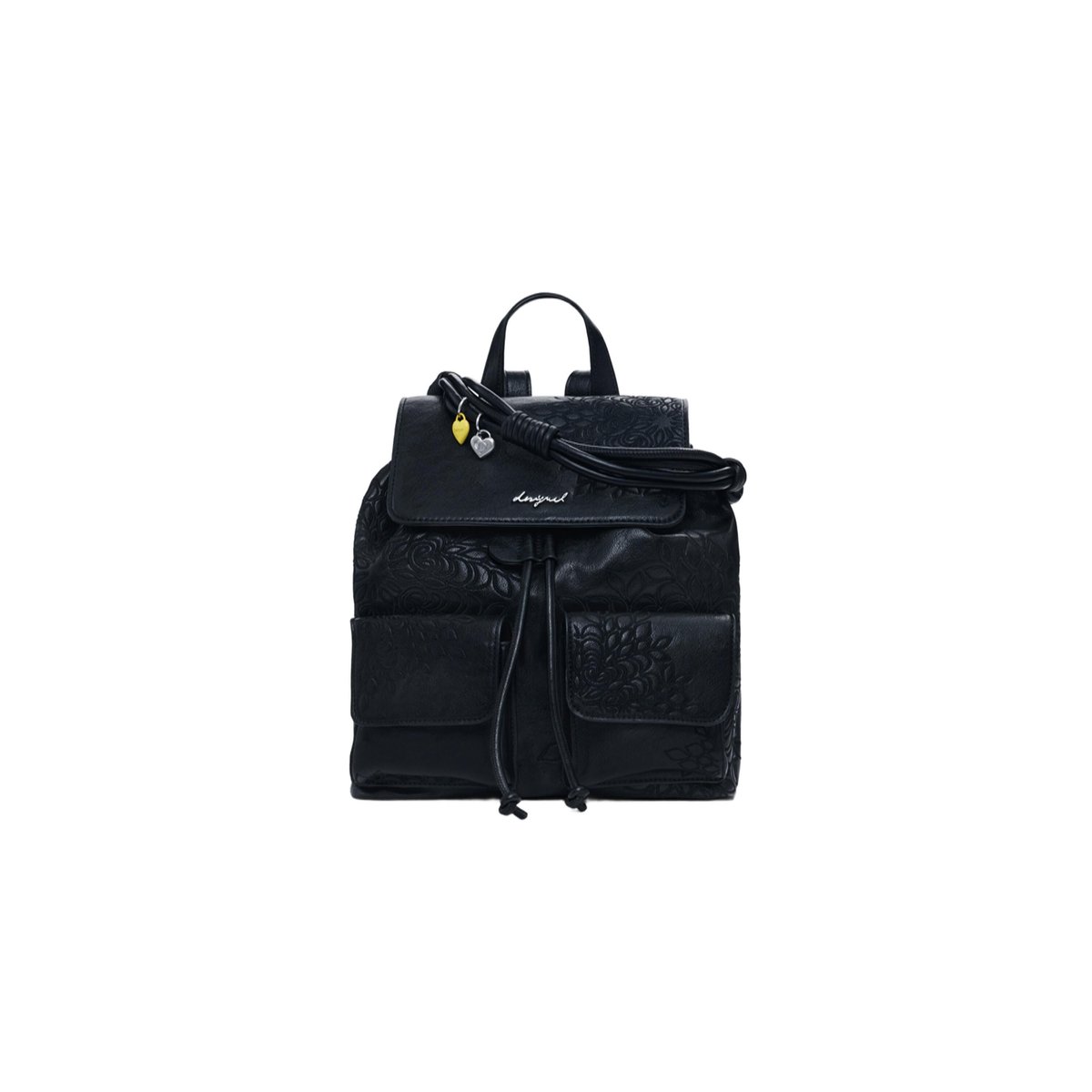 Petit sac à dos brodé noir, DESIGUAL