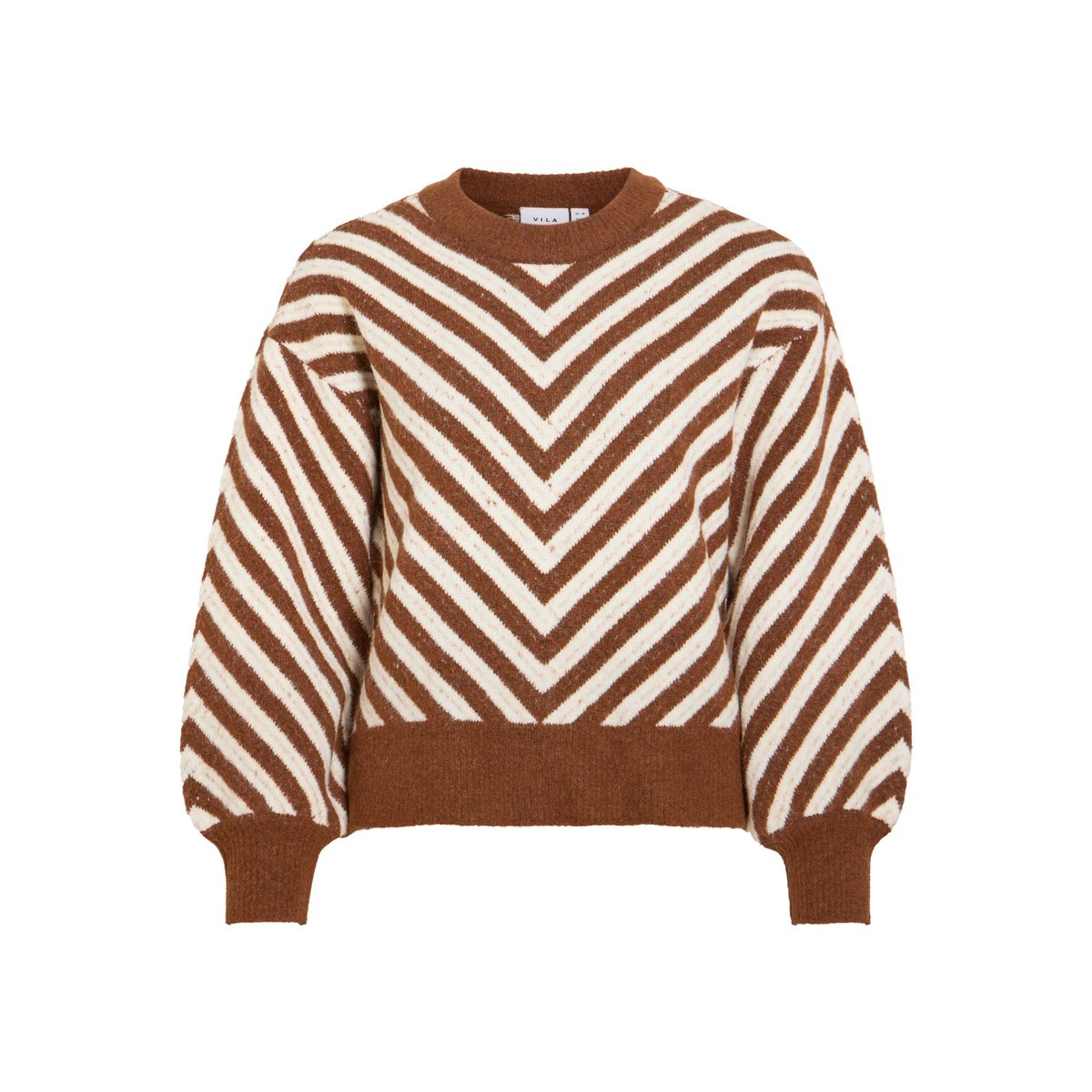 Pull En Maille chocolate brown, VILA