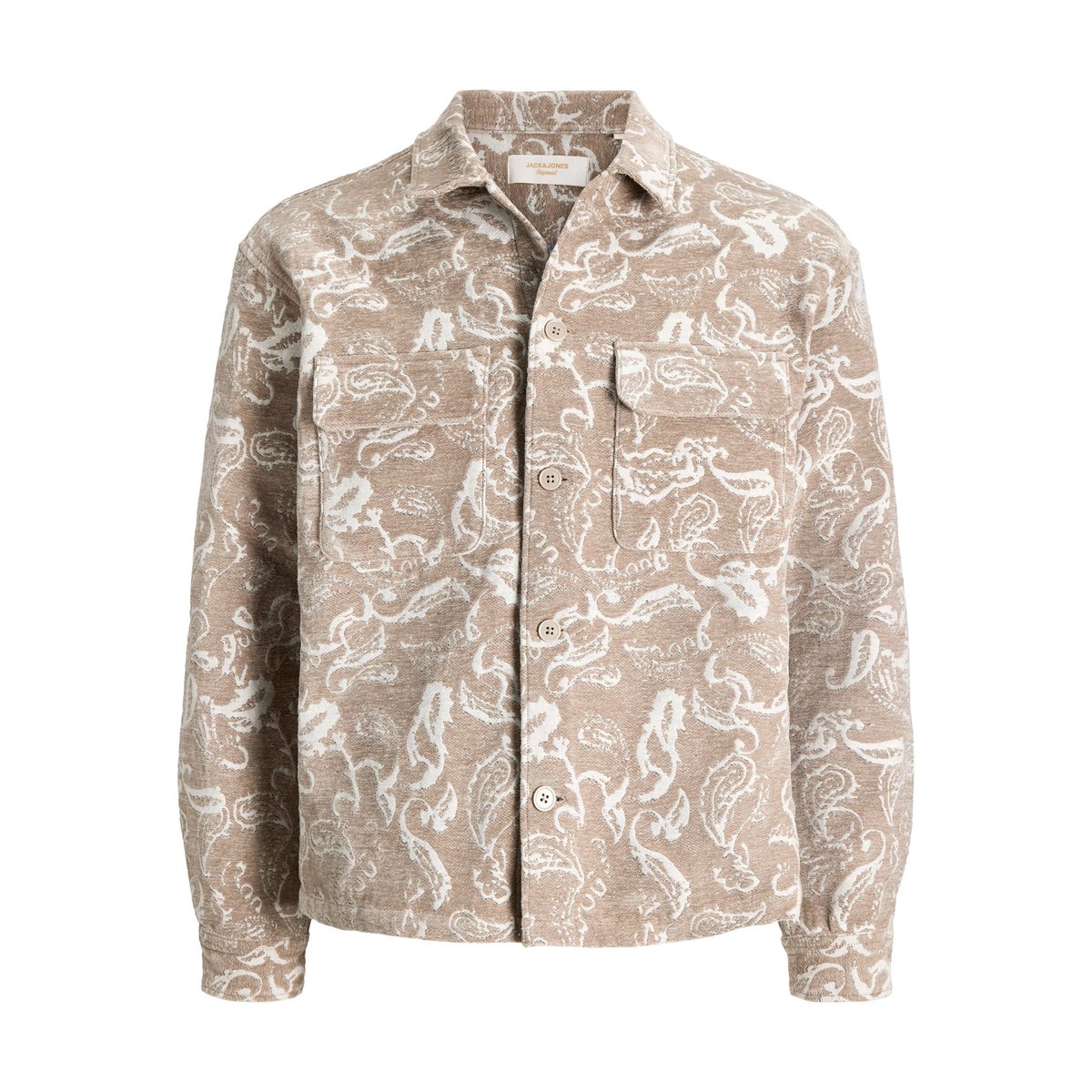 Chemise grise - feather gray 1, JACK & JONES