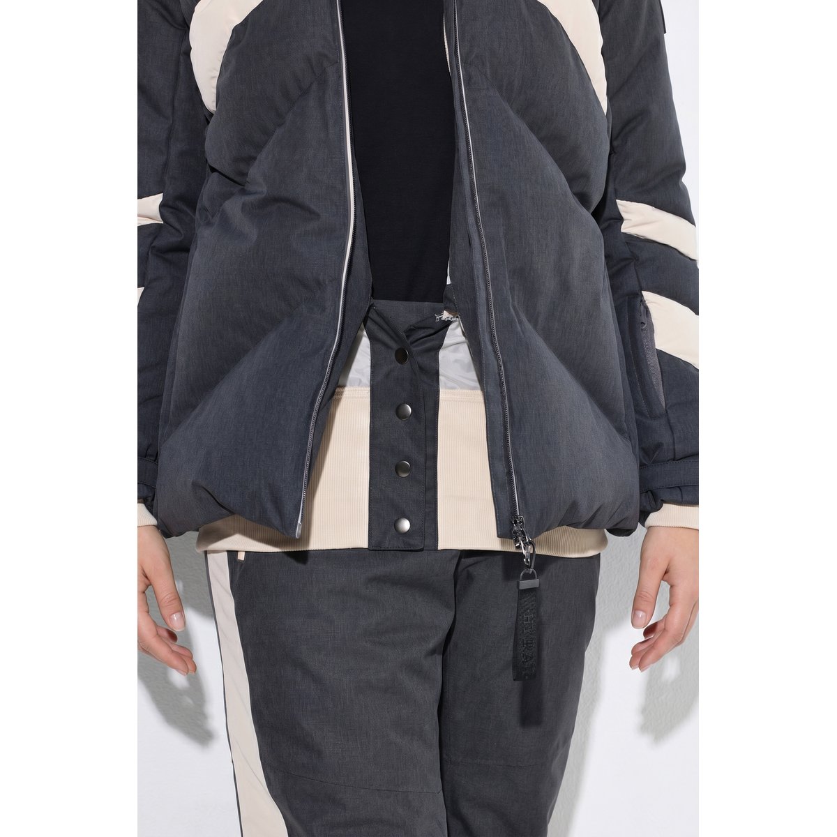 Veste technique HYPRAR, modèle imperméable chiné anthracite, ULLA POPKEN