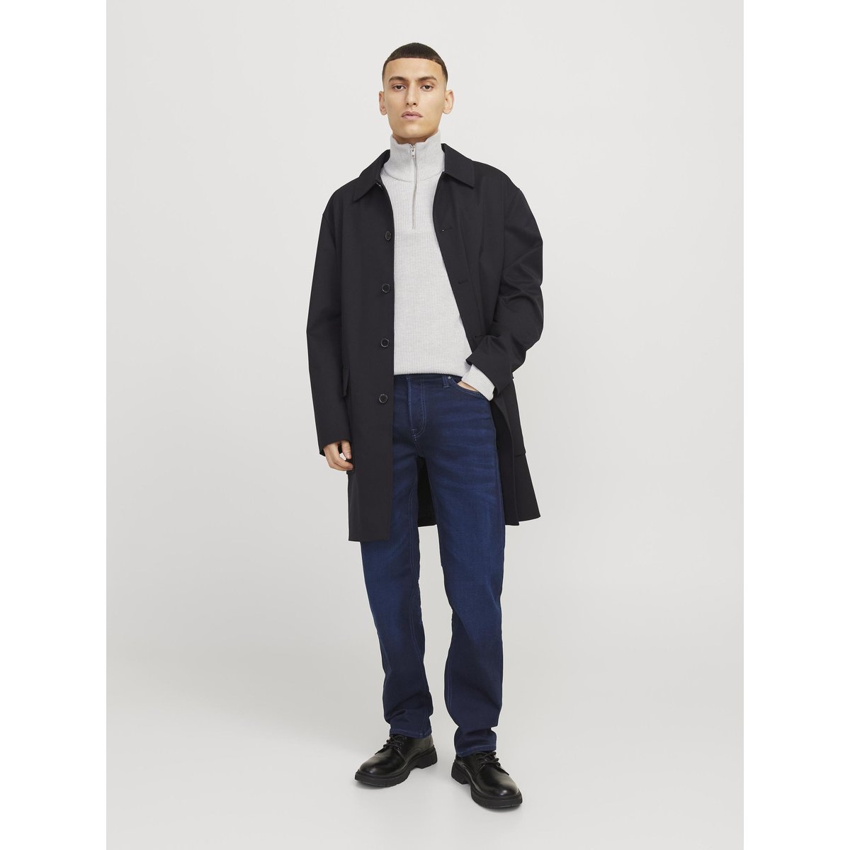 Jean Coupe Tapered blue denim, JACK & JONES