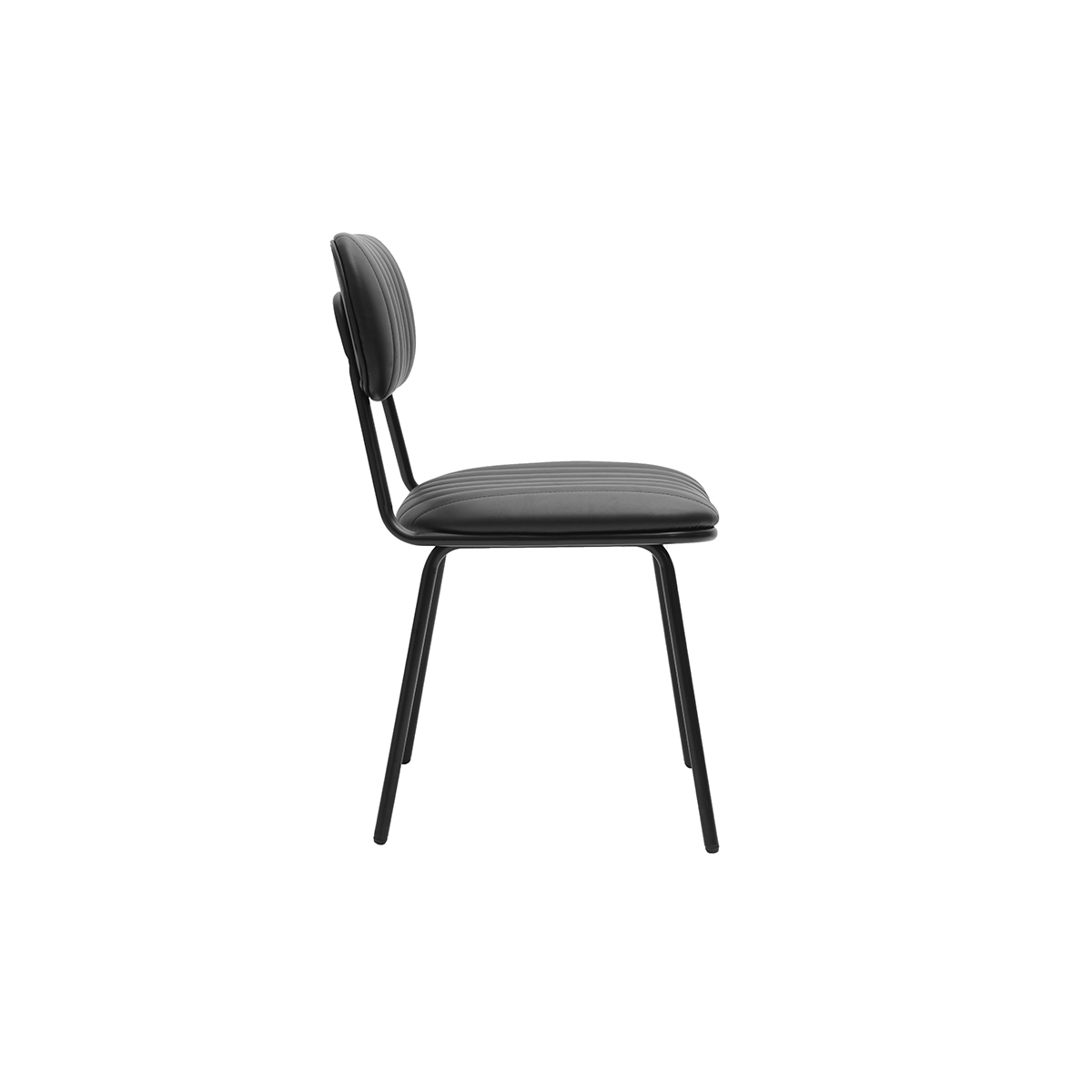 Chaises vintages noires (lot de 2) GALWAY noir, MILIBOO