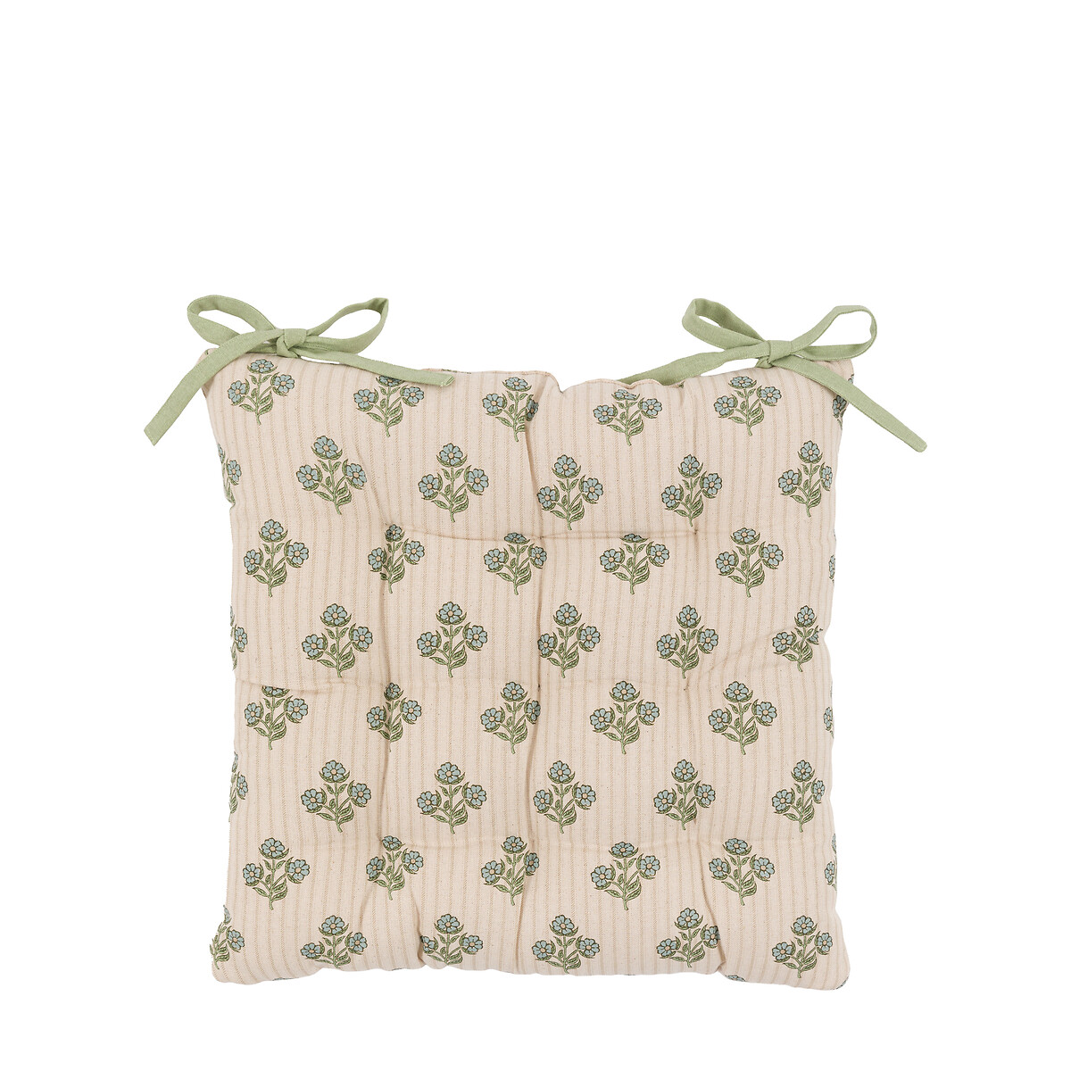 Set of 2 Florian Stamp Seatpads natural, ÉDITÉ