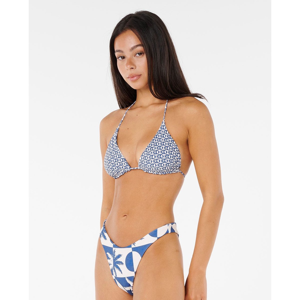 Haut de maillot SUMMER SUN REVO SLIDING TRI navy - marine, RIP CURL