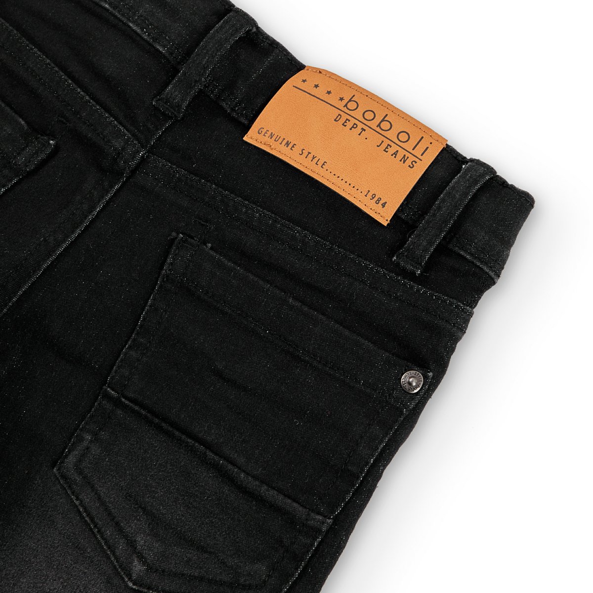 Jeans stretch noir, BOBOLI