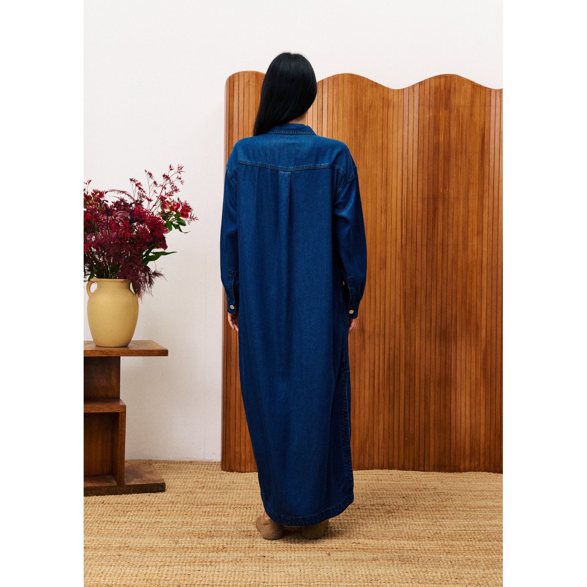 Robe longue RAGAMUFFIN bleu jean, FRNCH