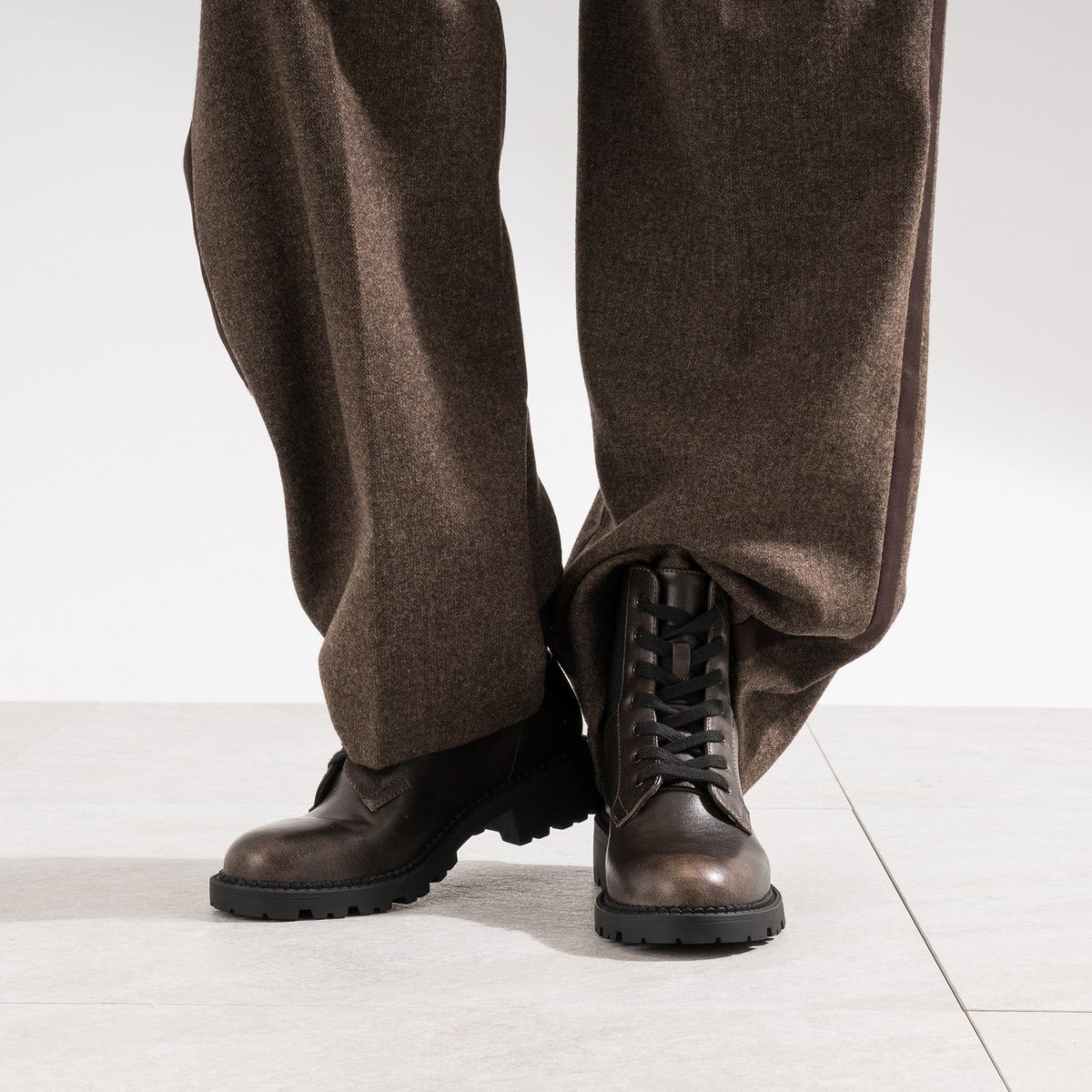 Boots COLOLA marron, TEXTO
