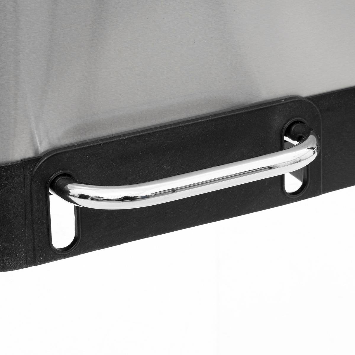 Poubelle de cuisine tri sélectif à pédales 2x30L ARIANE gris, 5FIVE SIMPLY SMART
