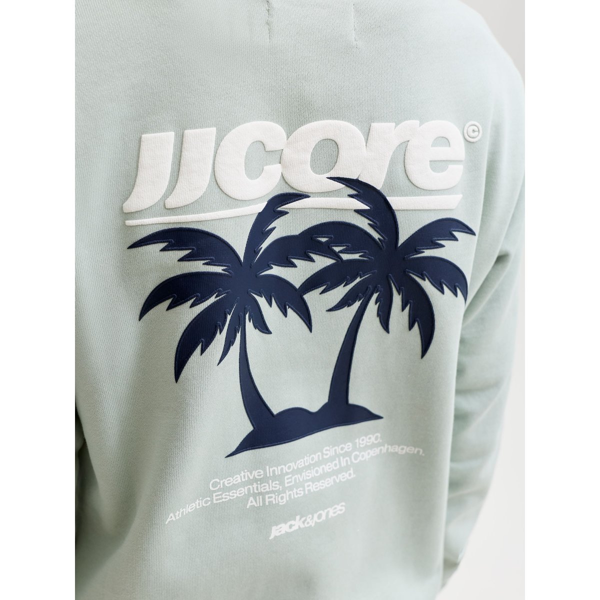 Sweat-Shirt aqua gray, JACK & JONES JUNIOR