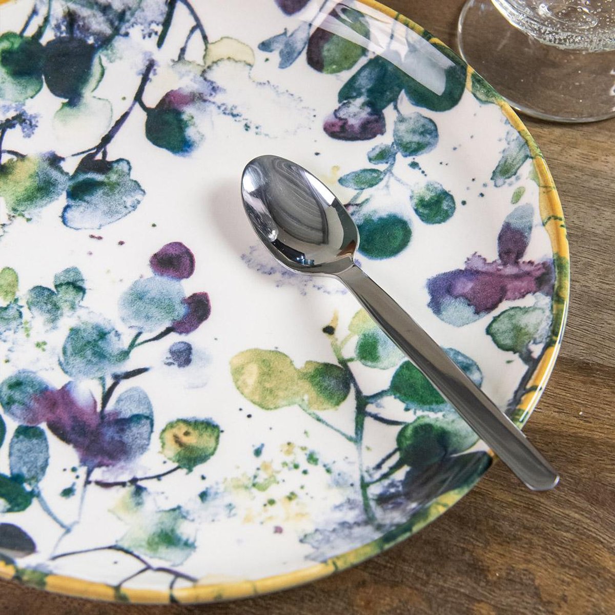 Assiette à dessert Garden 22,5 cm (lot de 6) vert, TABLE PASSION