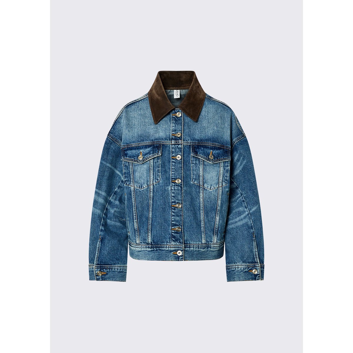 Veste en jean oversize denim bleu, LIU JO