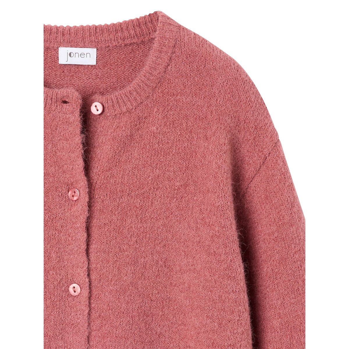 Gilet manches longues vieux rose, JONEN