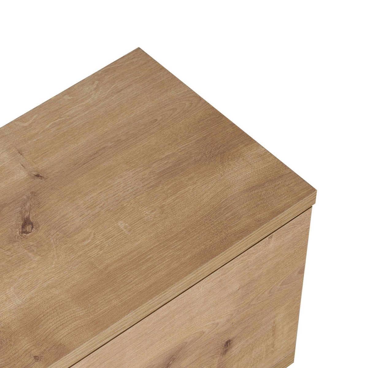 Meuble tv suspendu 2 portes en bois L160cm- YARA bois clair, DRAWER