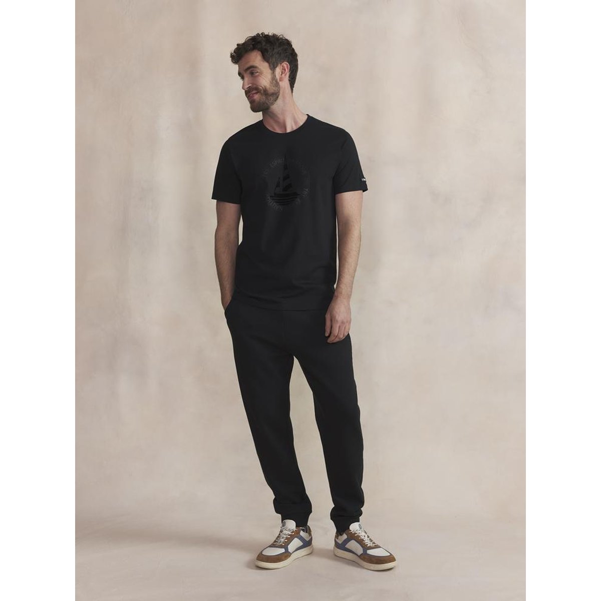 T-shirt manches courtes BRIANTEE noir, TBS