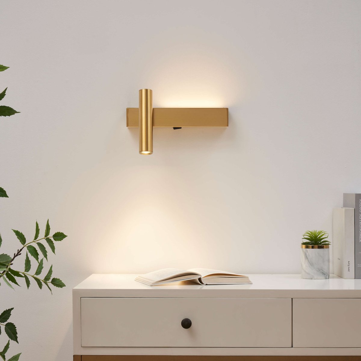 Pack 2 appliques murales design - LODVI laiton, KOSILUM