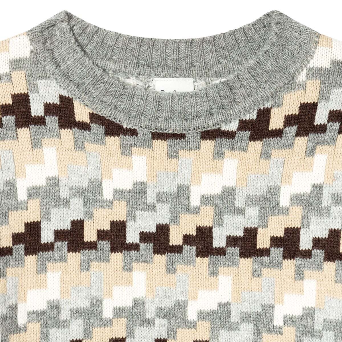 Pull En Maille À Col Rond Coupe Décontractée gris chine, PEPE JEANS